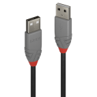 LINDY LNY-36690 :: Кабел USB 2.0 Type A-А, Anthra Line, M/M, 0.2 м