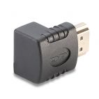 LINDY LNY-41086 :: Адаптер HDMI женски към HDMI мъжки, 90 градусов преходник под прав ъгъл - нагоре