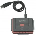 MANHATTAN 179195 :: Конвертор USB 2.0 към IDE & SATA, one touch