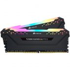 Corsair DDR4, 3200MHz 32GB 2x16GB Dimm, Unbuffered, 16-20-20-38, XMP 2.0, Vengeance RGB Pro SL Black Heatspreader, RGB LED, Black PCB, 1.35V, for AMD Ryzen & Intel