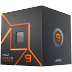 AMD CPU Desktop Ryzen 9 12C/24T 7900 (5.4GHz Max Boost, 76MB, 65W, AM5) box, with Radeon Graphics and Wraith Prism Cooler